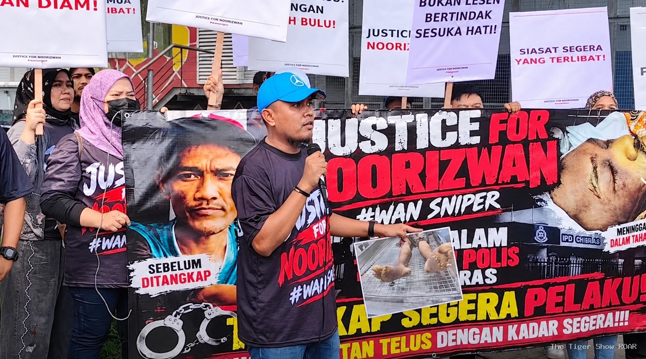 Noorizwan's death in custody: 60 rally at Bukit Aman to demand a murder investigation